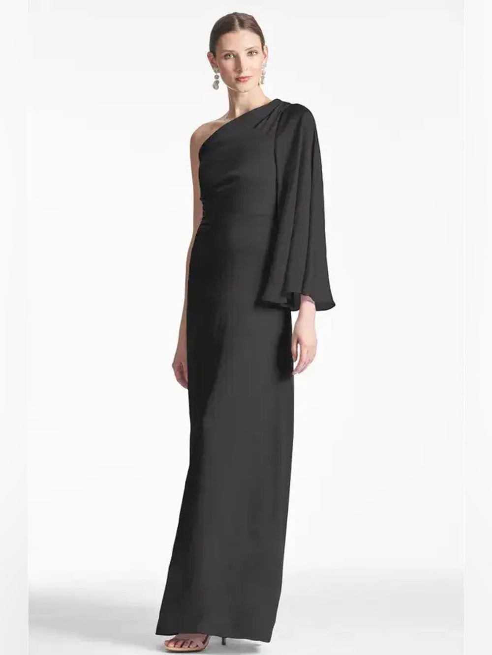 NWT Sachin & Babi Keely One-Shoulder Gown black size 4